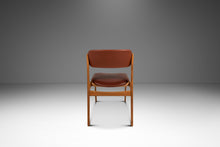 Load image into Gallery viewer, Set of Six (6) Bespoke Danish Modern Model 49 Dining Chairs in Teak &amp; New Leather by Erik Buch for O. D. Møbler, Denmark, c. 1960s-ABT Modern
