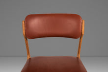 Load image into Gallery viewer, Set of Six (6) Bespoke Danish Modern Model 49 Dining Chairs in Teak &amp; New Leather by Erik Buch for O. D. Møbler, Denmark, c. 1960s-ABT Modern
