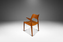Load image into Gallery viewer, Set of Six (6) Bespoke Møller Model #71 Dining Chairs in Solid Teak &amp; Leather by Niels Møller for J.L. Møllers Møbelfabrik, Denmark, 1960&#39;s-ABT Modern
