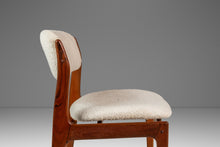 Load image into Gallery viewer, Set of Six (6) Danish Modern Sculptural Dining Chairs in Teak &amp; Bouclé by Benny Linden for Benny Linden Designs, Thailand, c. 1970s-ABT Modern
