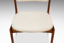 Load image into Gallery viewer, Set of Six (6) Danish Modern Sculptural Dining Chairs in Teak &amp; Bouclé by Benny Linden for Benny Linden Designs, Thailand, c. 1970s-ABT Modern
