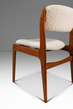 Load image into Gallery viewer, Set of Six (6) Danish Modern Sculptural Dining Chairs in Teak &amp; Bouclé by Benny Linden for Benny Linden Designs, Thailand, c. 1970s-ABT Modern
