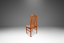 Load image into Gallery viewer, Set of Six (6) Danish Modern Sculptural Dining Chairs in Teak &amp; New Fabric by Benny Linden for Benny Linden Designs, Thailand, c. 1970s-ABT Modern
