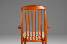 Load image into Gallery viewer, Set of Six (6) Danish Modern Sculptural Dining Chairs in Teak &amp; New Fabric by Benny Linden for Benny Linden Designs, Thailand, c. 1970s-ABT Modern
