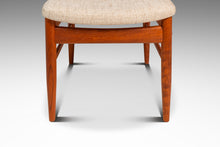 Load image into Gallery viewer, Set of Six (6) Danish Modern Sculptural Dining Chairs in Teak &amp; New Fabric by Benny Linden for Benny Linden Designs, Thailand, c. 1970s-ABT Modern
