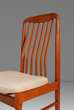Load image into Gallery viewer, Set of Six (6) Danish Modern Sculptural Dining Chairs in Teak &amp; New Fabric by Benny Linden for Benny Linden Designs, Thailand, c. 1970s-ABT Modern
