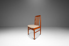 Load image into Gallery viewer, Set of Six (6) Danish Modern Sculptural Dining Chairs in Teak &amp; New Fabric by Benny Linden for Benny Linden Designs, Thailand, c. 1970s-ABT Modern

