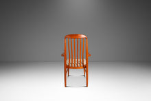 Load image into Gallery viewer, Set of Six (6) Danish Modern Sculptural Dining Chairs in Teak &amp; New Fabric by Benny Linden for Benny Linden Designs, Thailand, c. 1970s-ABT Modern
