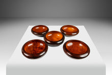 Load image into Gallery viewer, Set of Six (6) Danish Organic Modern Minimalist Hand-Turned Serving Bowls in Solid Cherry Wood, USA, c. 1960&#39;s-ABT Modern
