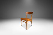 Load image into Gallery viewer, Set of Six ( 6 ) Early Hans Wegner CH23 Dining Chairs for Carl Hansen and Søn in Oak &amp; Teak w/ New Leather Seats, Denmark, c. 1950s-ABT Modern
