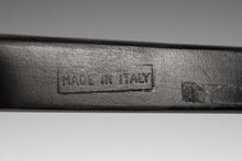 Load image into Gallery viewer, Set of Six (6) Mid-Century Italian Modern Bespoke Ebonized Dining Chairs in White Bouclé After Gio Ponti, Italy, c. 1960's-ABT Modern
