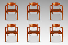 Load image into Gallery viewer, Set of Six (6) Mid-Century Modern Stacking General Purpose Chairs in Oak &amp; Walnut by Jens Risom for Jens Risom Design, USA, c. 1960&#39;s-ABT Modern
