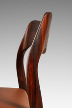 Load image into Gallery viewer, Set of Six ( 6 ) Model 55 and Model 71 Dining Chairs in Rosewood by Niels Møller for J.L. Møllers Møbelfabrik, Denmark, 1960's-ABT Modern
