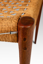 Load image into Gallery viewer, Set of Six ( 6 ) Model 77 Dining Chairs in Teak &amp; Paper Cord by Niels O. Møller for J.L. Møllers Møbelfabrik Modell 77, Denmark, c. 1960s-ABT Modern

