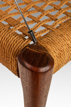 Load image into Gallery viewer, Set of Six ( 6 ) Model 77 Dining Chairs in Teak &amp; Paper Cord by Niels O. Møller for J.L. Møllers Møbelfabrik Modell 77, Denmark, c. 1960s-ABT Modern
