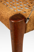 Load image into Gallery viewer, Set of Six ( 6 ) Model 77 Dining Chairs in Teak &amp; Paper Cord by Niels O. Møller for J.L. Møllers Møbelfabrik Modell 77, Denmark, c. 1960s-ABT Modern
