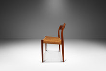 Load image into Gallery viewer, Set of Six ( 6 ) Model 77 Dining Chairs in Teak &amp; Paper Cord by Niels O. Møller for J.L. Møllers Møbelfabrik Modell 77, Denmark, c. 1960s-ABT Modern
