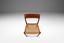 Load image into Gallery viewer, Set of Six ( 6 ) Model 77 Dining Chairs in Teak &amp; Paper Cord by Niels O. Møller for J.L. Møllers Møbelfabrik Modell 77, Denmark, c. 1960s-ABT Modern
