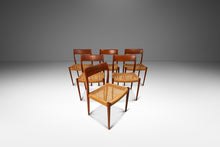 Load image into Gallery viewer, Set of Six ( 6 ) Model 77 Dining Chairs in Teak &amp; Paper Cord by Niels O. Møller for J.L. Møllers Møbelfabrik Modell 77, Denmark, c. 1960s-ABT Modern
