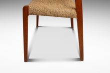 Load image into Gallery viewer, Set of Six (6) Møller Model #71 Dining Chairs in Solid Teak Original Fabric &amp; by Niels Møller for J.L. Møllers Møbelfabrik, Denmark, 1960&#39;s-ABT Modern
