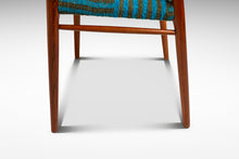 Load image into Gallery viewer, Set of Six (6) Moller Model 75 Dining Chairs by Niels Møller for J.L. Møllers in Pierre Frey Mombasa Turquoise Fabric , Denmark, 1960s-ABT Modern
