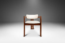 Load image into Gallery viewer, Set of Six (6) &quot;Pamplona&quot; Arm Dining Chairs in Rosewood &amp; White Bouclé After Augusto Savini, c. 1970&#39;s-ABT Modern
