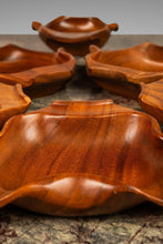 Load image into Gallery viewer, Set of Ten ( 10 ) Mid-Century Organic Modern Serving Bowls Carved from Solid Walnut, USA, c. 1960&#39;s-ABT Modern
