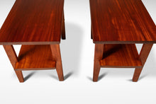 Load image into Gallery viewer, Set of Three (3) Art Deco Mid-Century Modern Coffee &amp; End Table Set Custom-Made in Solid Mahogany, USA, c. 1940s-ABT Modern
