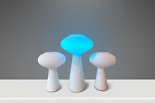 Load image into Gallery viewer, Set of Three (3) Mid-Century Italian Modern Table Lamps in Frosted Glass by Lisa Johansson Pape, Italy, c. 1970s-ABT Modern
