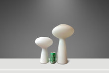 Load image into Gallery viewer, Set of Three (3) Mid-Century Italian Modern Table Lamps in Frosted Glass by Lisa Johansson Pape, Italy, c. 1970s-ABT Modern
