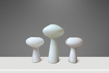 Load image into Gallery viewer, Set of Three (3) Mid-Century Italian Modern Table Lamps in Frosted Glass by Lisa Johansson Pape, Italy, c. 1970s-ABT Modern
