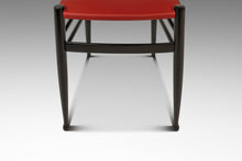 Load image into Gallery viewer, Set of Twelve (12) Mid-Century Italian Modern Bespoke Dining Chairs w/ New Vinyl Upholstery Designed After Gio Ponti, Italy, c. 1960's-ABT Modern
