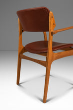 Load image into Gallery viewer, Set of Twelve (12) Model 49 Dining Chairs w/ Two Armchairs in Teak &amp; New Leather by Erik Buch for O. D. Møbler, Denmark, c. 1960s-ABT Modern
