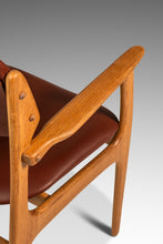 Load image into Gallery viewer, Set of Twelve (12) Model 49 Dining Chairs w/ Two Armchairs in Teak &amp; New Leather by Erik Buch for O. D. Møbler, Denmark, c. 1960s-ABT Modern

