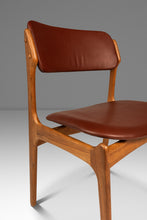 Load image into Gallery viewer, Set of Twelve (12) Model 49 Dining Chairs w/ Two Armchairs in Teak &amp; New Leather by Erik Buch for O. D. Møbler, Denmark, c. 1960s-ABT Modern
