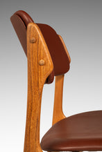 Load image into Gallery viewer, Set of Twelve (12) Model 49 Dining Chairs w/ Two Armchairs in Teak &amp; New Leather by Erik Buch for O. D. Møbler, Denmark, c. 1960s-ABT Modern
