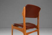 Load image into Gallery viewer, Set of Twelve (12) Model 49 Dining Chairs w/ Two Armchairs in Teak &amp; New Leather by Erik Buch for O. D. Møbler, Denmark, c. 1960s-ABT Modern
