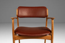 Load image into Gallery viewer, Set of Twelve (12) Model 49 Dining Chairs w/ Two Armchairs in Teak &amp; New Leather by Erik Buch for O. D. Møbler, Denmark, c. 1960s-ABT Modern
