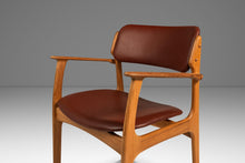 Load image into Gallery viewer, Set of Twelve (12) Model 49 Dining Chairs w/ Two Armchairs in Teak &amp; New Leather by Erik Buch for O. D. Møbler, Denmark, c. 1960s-ABT Modern
