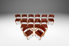 Load image into Gallery viewer, Set of Twelve (12) Model 49 Dining Chairs w/ Two Armchairs in Teak &amp; New Leather by Erik Buch for O. D. Møbler, Denmark, c. 1960s-ABT Modern
