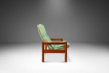 Load image into Gallery viewer, Set of Two ( 2 ) Danish Mid-Century Modern Lounge Chairs w/ Matching Ottomans in Solid Teak by Domino Møbler, Denmark, c. 1970&#39;s-ABT Modern
