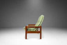 Load image into Gallery viewer, Set of Two ( 2 ) Danish Mid-Century Modern Lounge Chairs w/ Matching Ottomans in Solid Teak by Domino Møbler, Denmark, c. 1970&#39;s-ABT Modern
