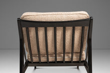 Load image into Gallery viewer, Set of Two (2) Danish Modern Ebonized Lounge Chairs in Bouclé Attributed to Ib Kofod Larsen for Selig, Denmark, c. 1950's-ABT Modern
