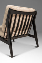 Load image into Gallery viewer, Set of Two (2) Danish Modern Ebonized Lounge Chairs in Bouclé Attributed to Ib Kofod Larsen for Selig, Denmark, c. 1950's-ABT Modern
