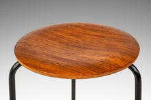 Load image into Gallery viewer, Set of Two (2) Early Model 3170 "Dot" Stools / Nesting Tables by Arne Jacobsen for Fritz Hansen, Demark, c. 1960s-ABT Modern

