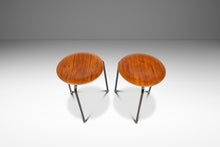 Load image into Gallery viewer, Set of Two (2) Early Model 3170 "Dot" Stools / Nesting Tables by Arne Jacobsen for Fritz Hansen, Demark, c. 1960s-ABT Modern
