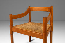 Load image into Gallery viewer, Set of Two (2) Italian Modern &quot;Carimate&quot; Model 892 Chairs in Beech &amp; Thrush Seats by Vico Magistretti for Cassina, Italy, c. 1960&#39;s-ABT Modern
