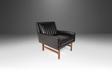 Load image into Gallery viewer, Set of Two (2) Lounge Chairs in Walnut / Vinyl Attributed to Milo Baughman, USA, c. 1950s-ABT Modern
