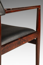 Load image into Gallery viewer, Set of Two (2) MCM Danish Modern Armchairs in Rosewood &amp; Leather by Erik Wørts for Soro Stolefabrik, Denmark, c. 1960's-ABT Modern
