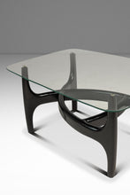 Load image into Gallery viewer, Set of Two (2) MCM Sculptural Biomorphic Side Tables / End Tables After Adrian Pearsall for Craft Associates in Ebony, USA, c. 1960s-ABT Modern

